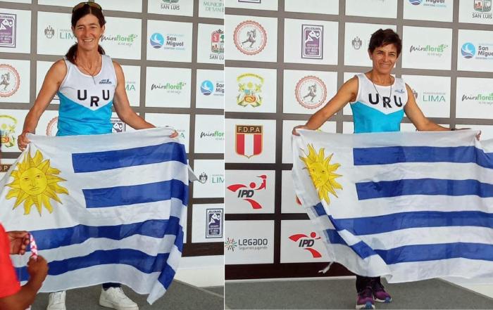 Dos atletas policías en podio por obtener oro en sudamericano de atletismo 