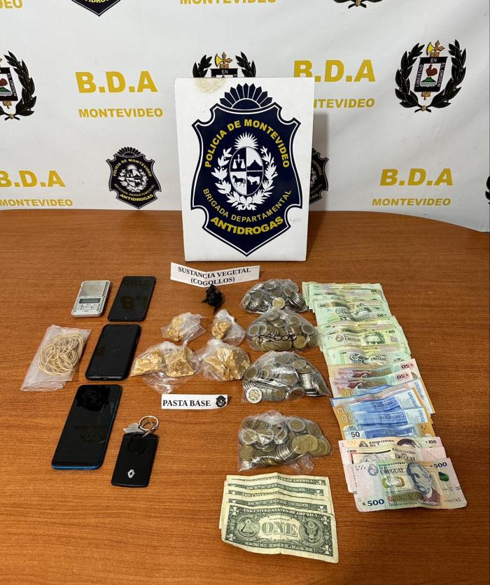 objetos incautados en los allanamientos