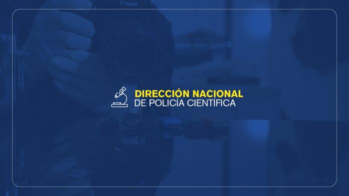 placa Policía Científica