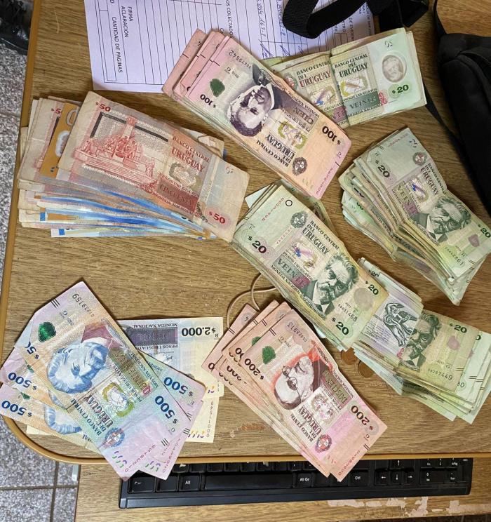 Dinero incautado Copamiento