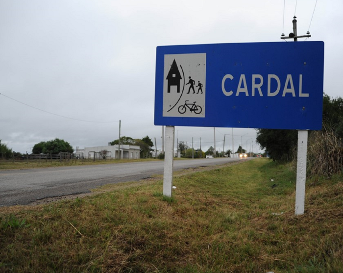 Cartel Carretero de Cardal