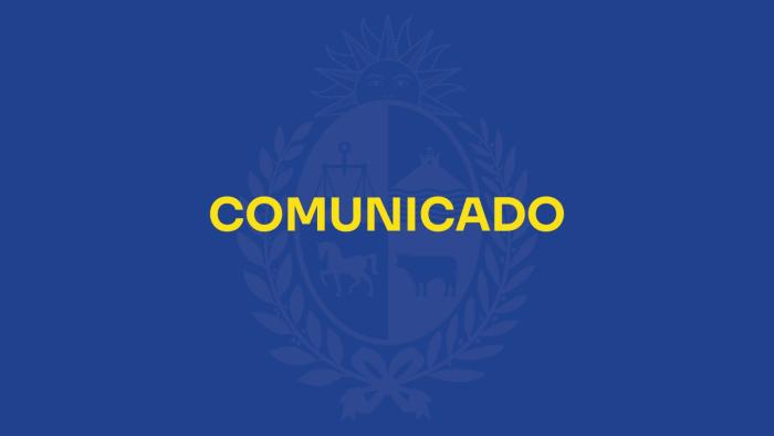 Comunicado 