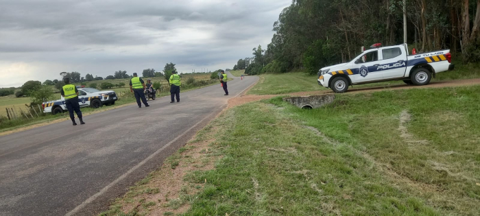 Control diurno de la BDSG por Avenida Valeriano Magri por cazadores en Operativo Semana de Turismo