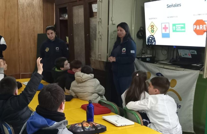 Día del Peatón Taller en escuela