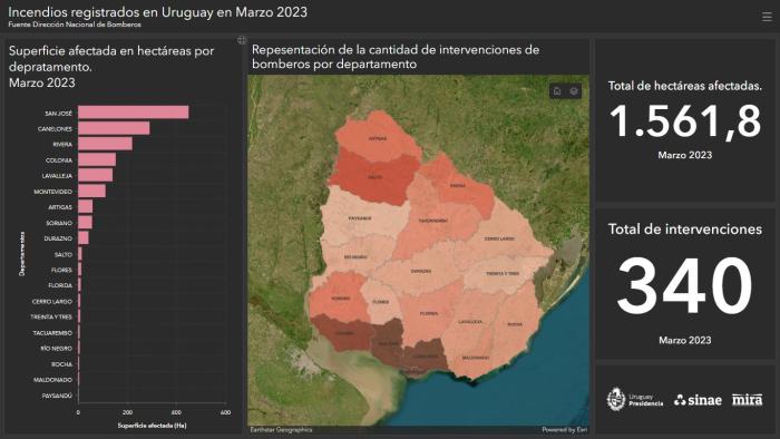 Detalles de incendios