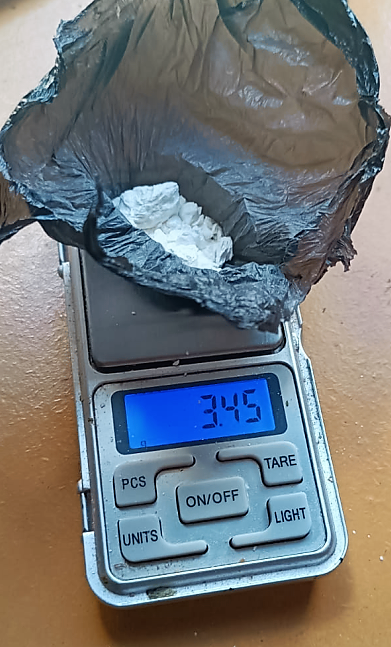 Sustancia estupefaciente incautada
