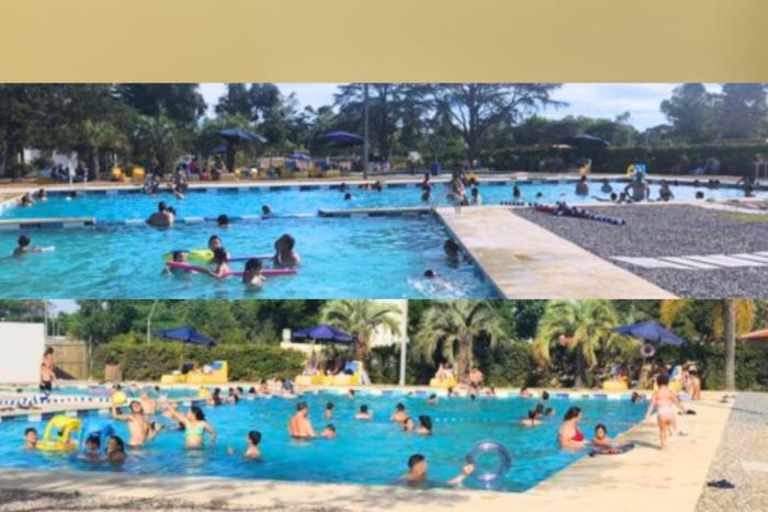 Piscina parque policial