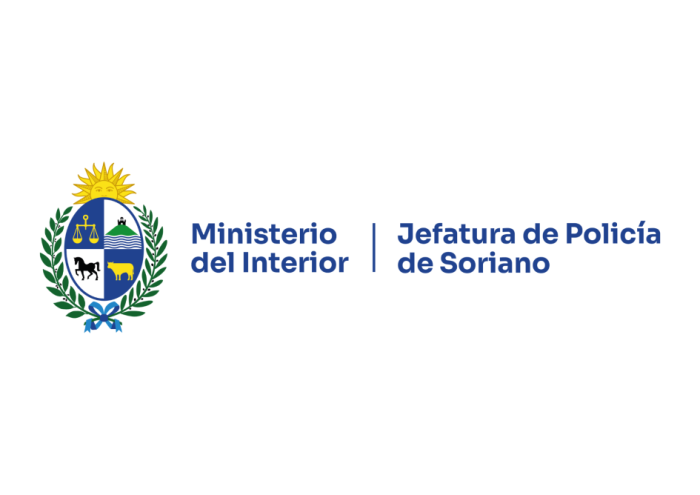 Escudo nacional y logo institucional de Jefatura de Policía de Soriano y Ministerio del Interior Escudo nacional y logo institucional de Jefatura de Policía de Soriano y Ministerio del Interior