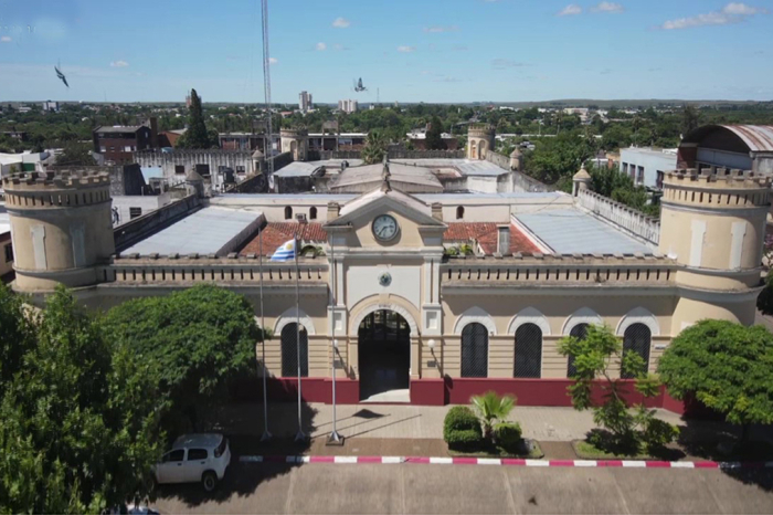 Edificio de Jefatura de Policía de Artigas vista aérea Edificio de Jefatura de Policía de Artigas