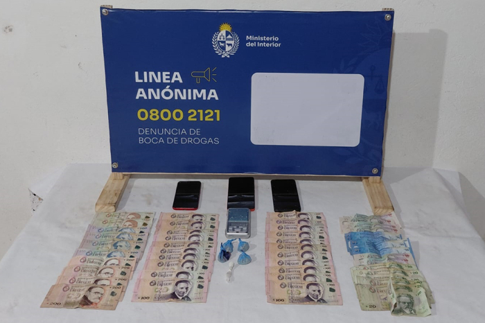 Elementos incautados por la policía