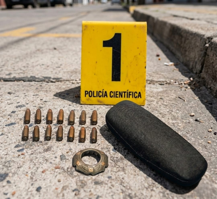 Condenado por violencia doméstica, hurto y tráfico de municiones Objetos incautados