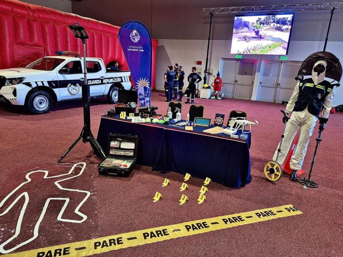 Participación de la Dirección Nacional de Policía Científica en la "Expo Segura 2024".