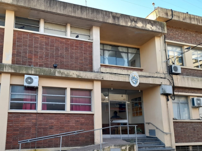 En la imagen fachada de la Seccional Primera de San José