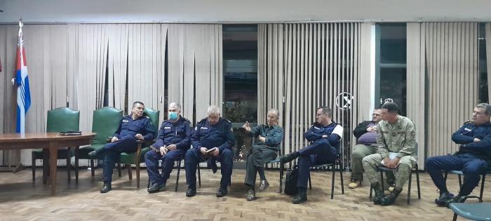 Foto de Comando de Jefatura y autoridades de Bella Unión.