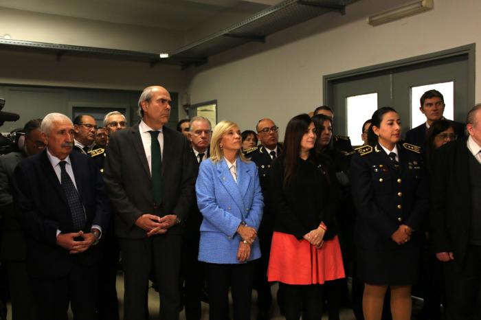 autoriades en el acto de aniversario