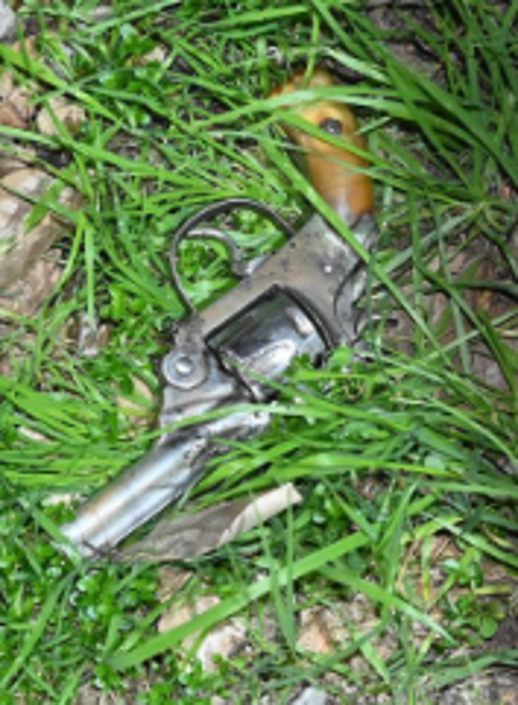 Arma incautada en Ciudad del Plata