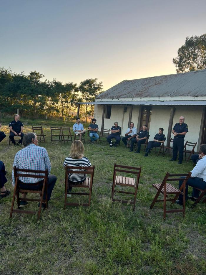 Reunión del Jefe de Policía y su Comando 