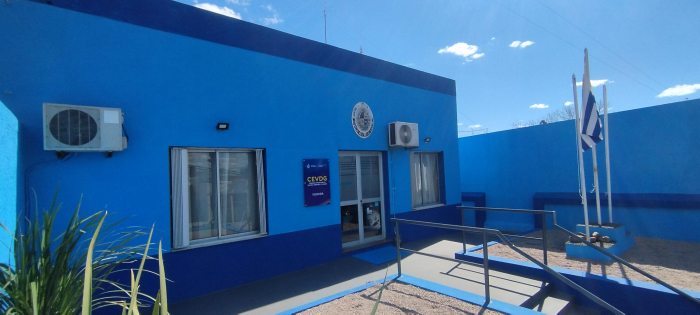 Fachada de la Comisaria Especializada en Violencia Doméstica y de Género