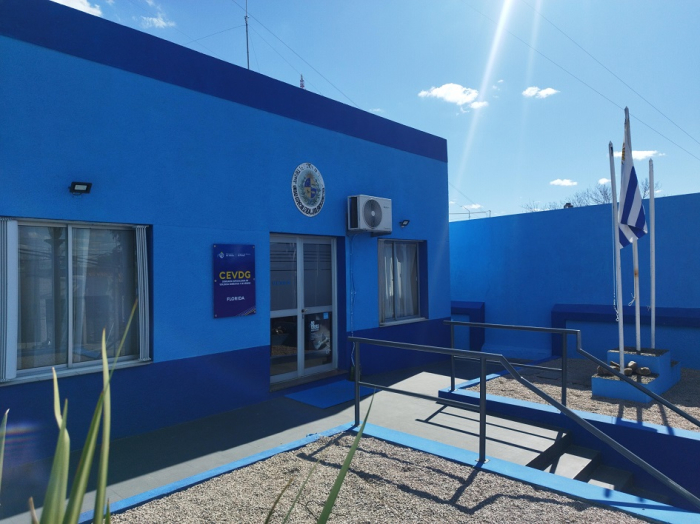 Fachada de la Comisaria Especializada en Violencia Doméstica y de Género
