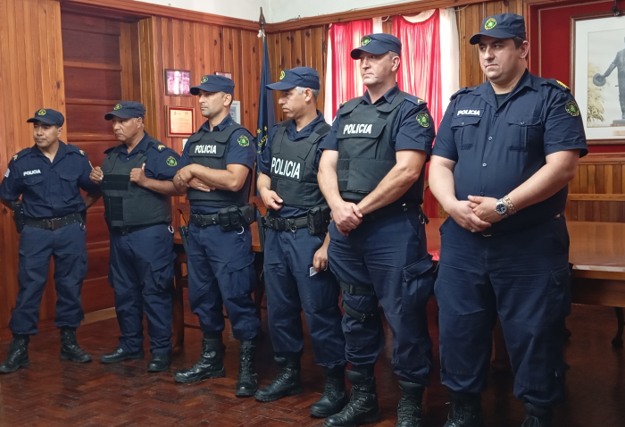 Personal policial que actuaron Funcionarios Policiales reconocidos