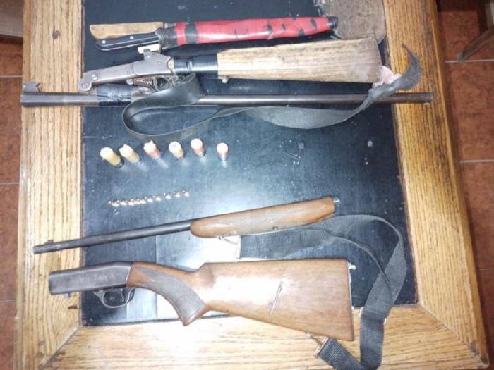 Armas incautadas