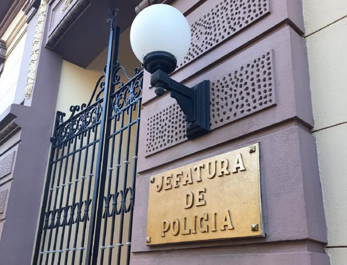 Placa de la Jefatura de Policía de Florida