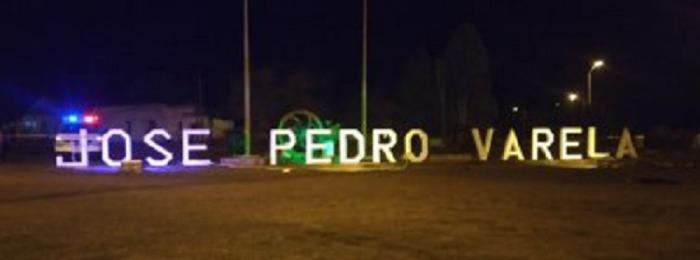 Cartel de rotonda de José Pedro Varela