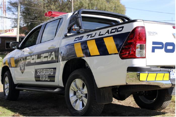 Latera de móvil de Brigada de seguridad rural
