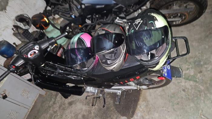 Motocicleta hurtada incautada 