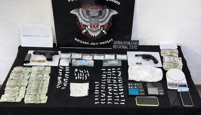 objetos incautados en los allanamientos