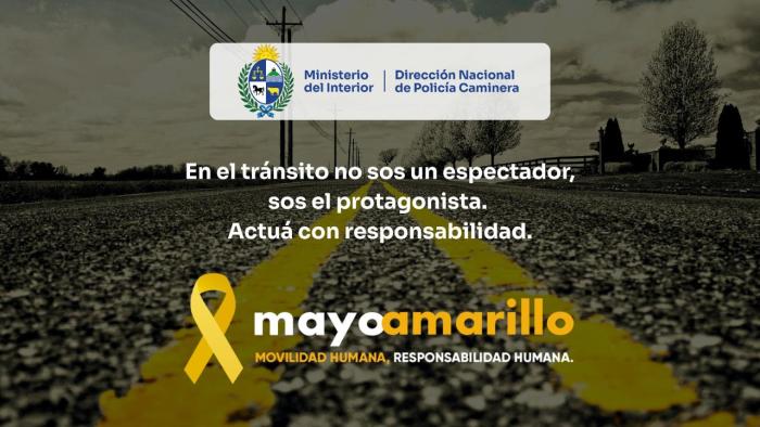 Mayo Amarillo. En el tránsito no sos un espectador. Sos el protagonista.