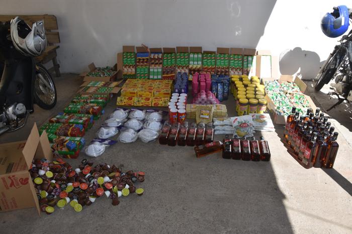 Mercadería incautada.