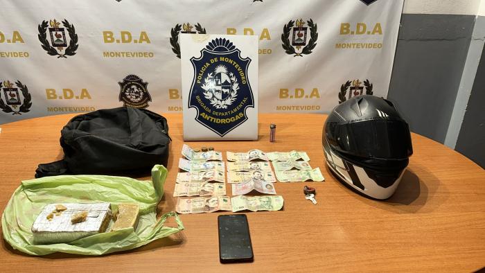 objetos incautados a los detenido