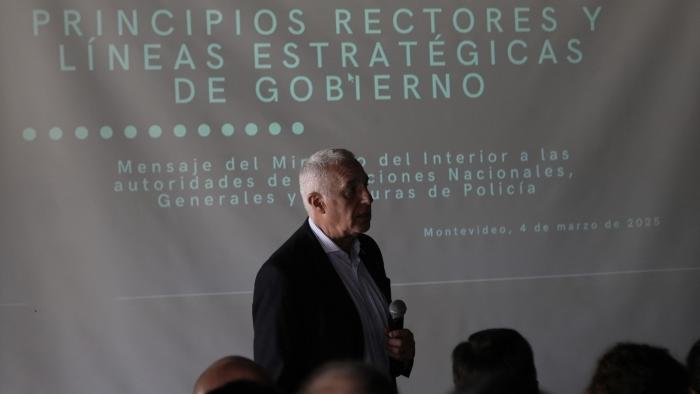 Presentación del Ministro del Interior.