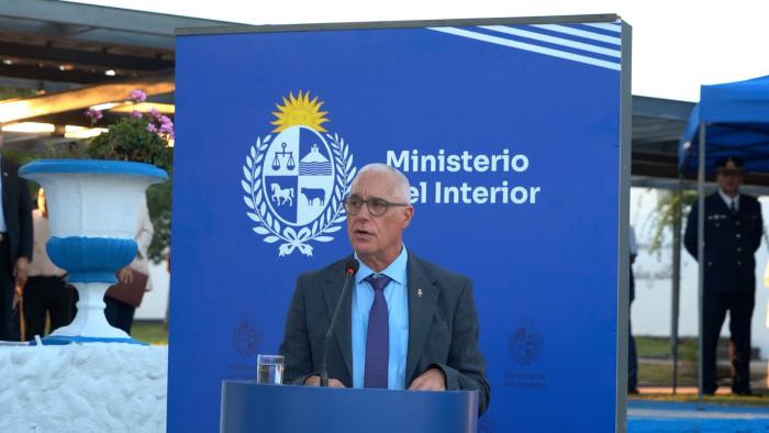 Ministro durante la oratoria