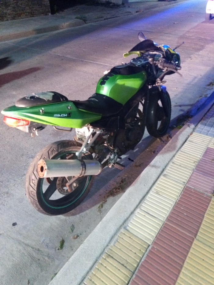 Moto incautada por hurto en san José