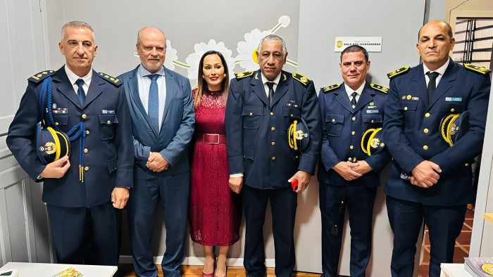 Inauguración de sala humanizada para atención a víctimas de violencia doméstica en Yaguarón (Brasil)