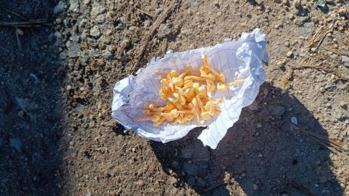 Droga incautada a un motociclista en la capital Dptal. Droga incautada a un motociclista en la capital Dptal.