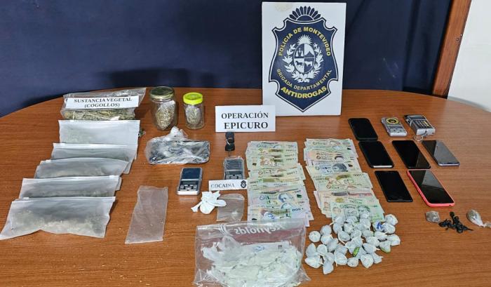 droga incautada en allanamiento
