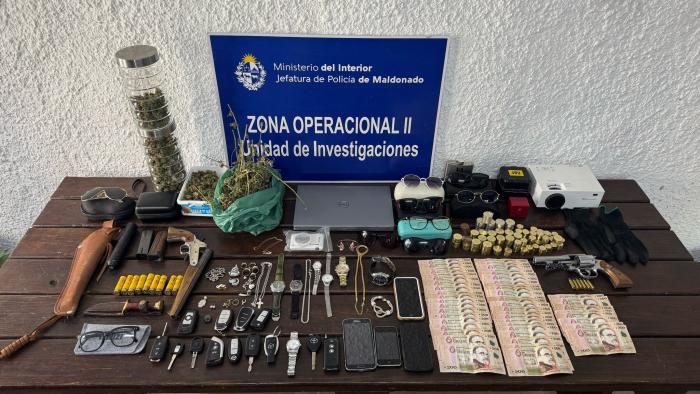 Objetos incautados Objetos incautados