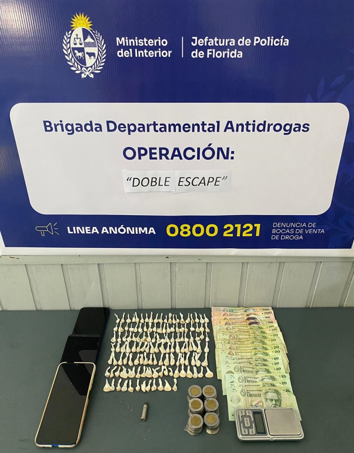 Incautación de Op. Doble Escape