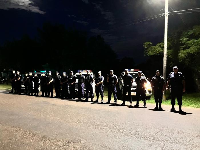 Personal policial afectado al carnaval.