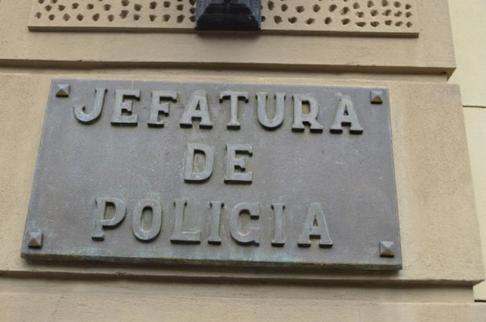 Placa de la Jefatura