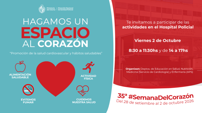 Afiche invitación a participar de las actividades