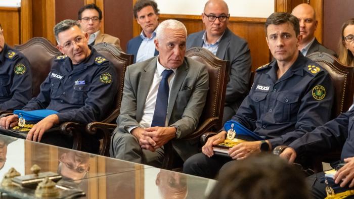  Ministro del Interior, Director y Subdirector de la Policía Nacional