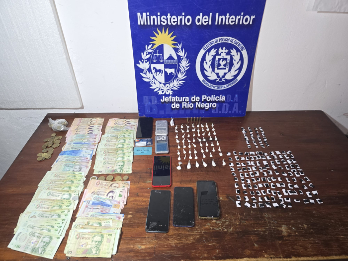 Desarticulan red de bocas de venta de drogas en Río Negro