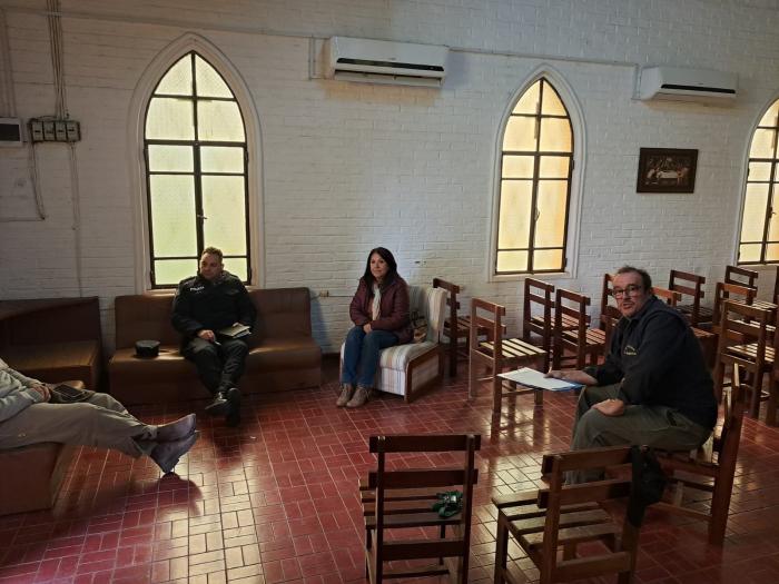 Reunión con vecinos de Paso Farías.