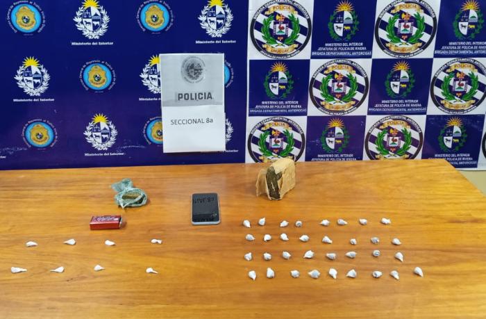 droga incautada en allanamiento