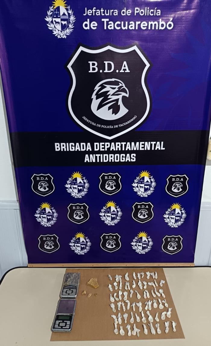 Sustancia estupefaciente incautada