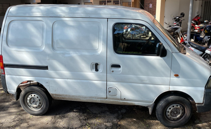 Camioneta incautada por los Efectivos del Área de Investigaciones en Ciudad del Plata